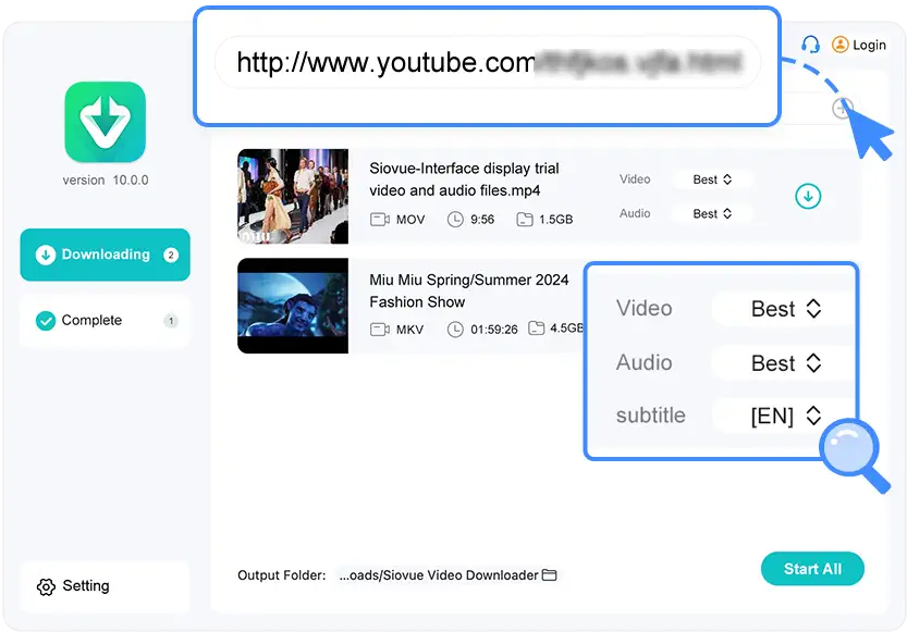 Automatically download high-quality videos