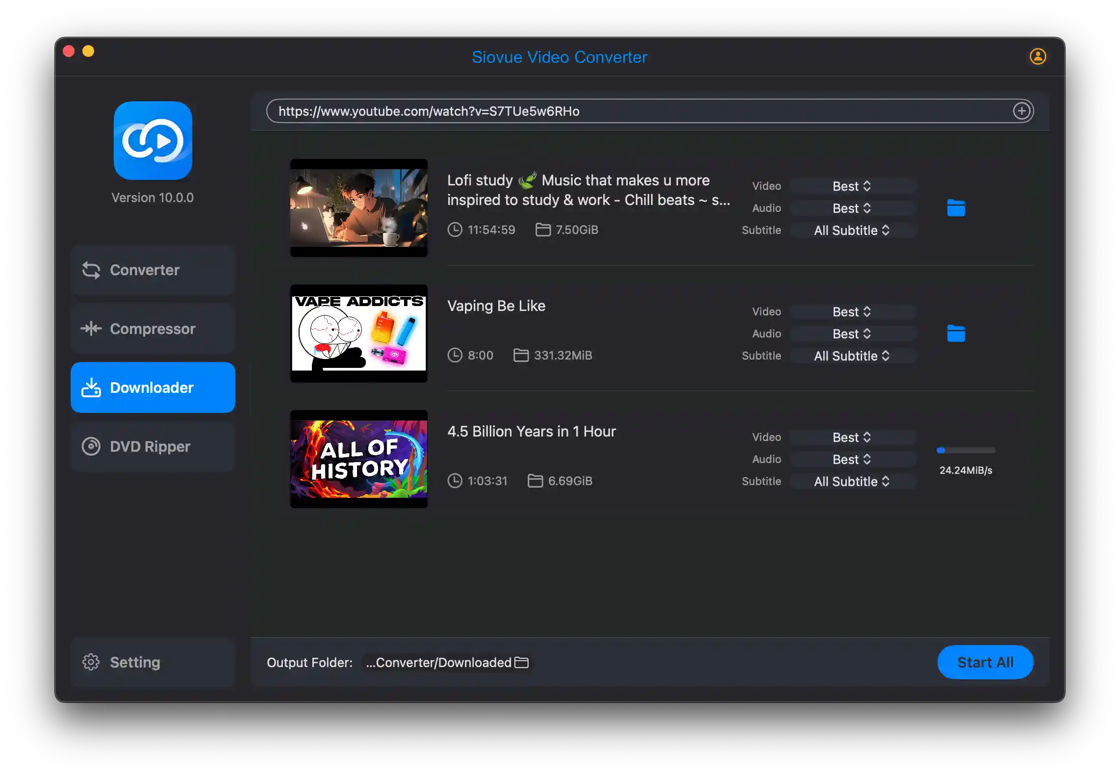 Siovue Video Converter download video